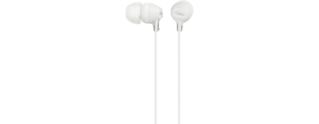 Oortelefoon Sony EX15AP basic wit afbeelding
