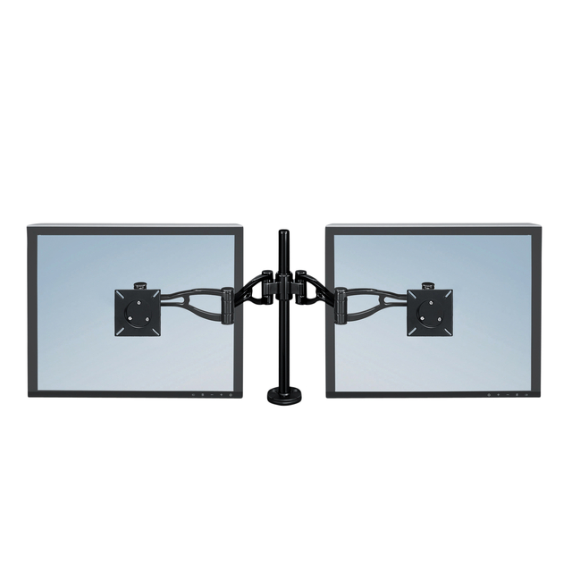 Monitorarm Fellowes Vista dubbel zwart afbeelding