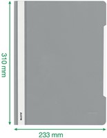 Snelhechter Leitz Standaard A4 gerecycled PP wit-2