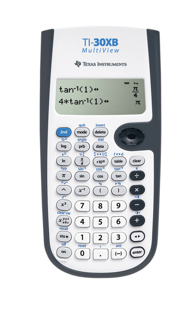Rekenmachine TI-30XB multiview afbeelding