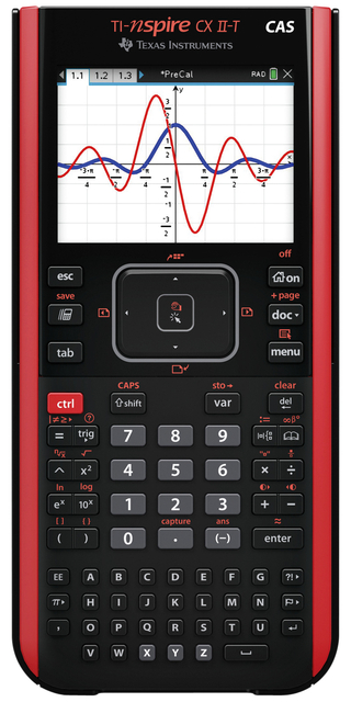 Rekenmachine TI Nspire CX II-T CAS afbeelding