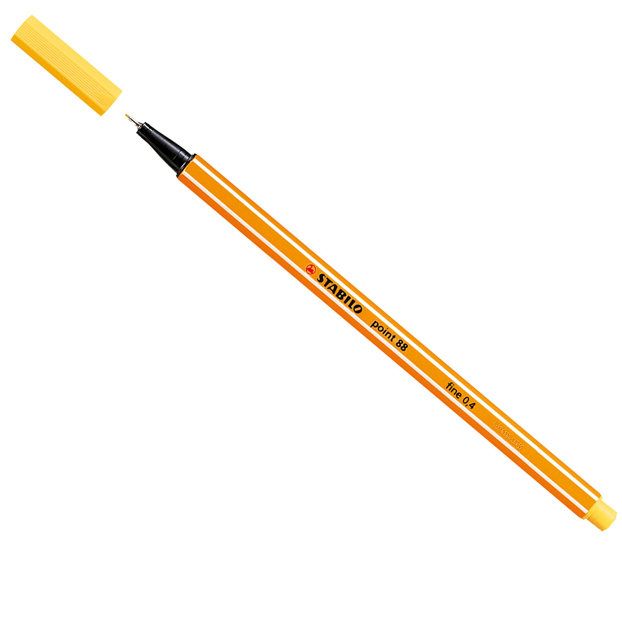 Fineliner STABILO point 88/44 fijn geel afbeelding