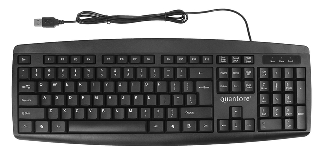 Toetsenbord Quantore qwerty zwart afbeelding