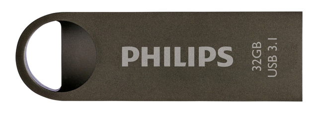 USB-stick 3.1 Philips Moon Space Grey 32GB afbeelding