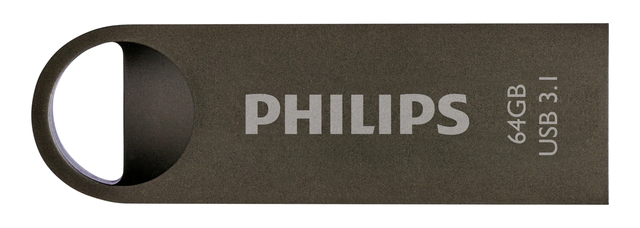USB-stick 3.1 Philips Moon Space Grey 64GB afbeelding