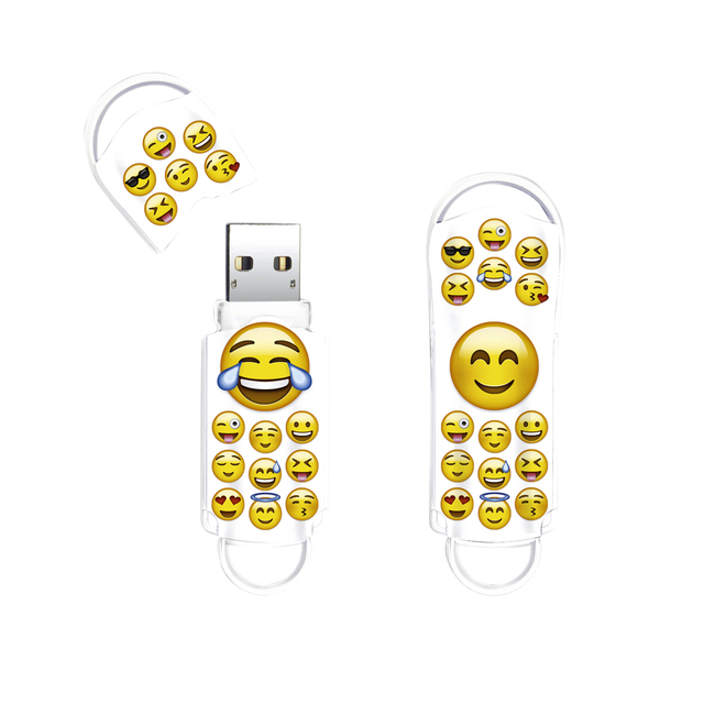 USB-Stick 2.0 Integral Xpression 64GB Emoji afbeelding