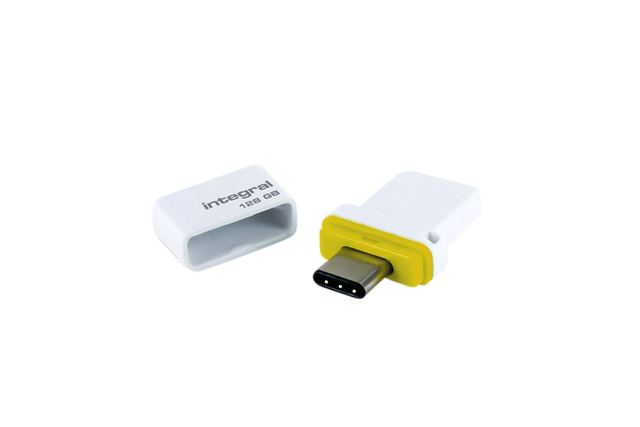 USB-stick Integral 3.0 USB-C Fusion Dual 128GB afbeelding