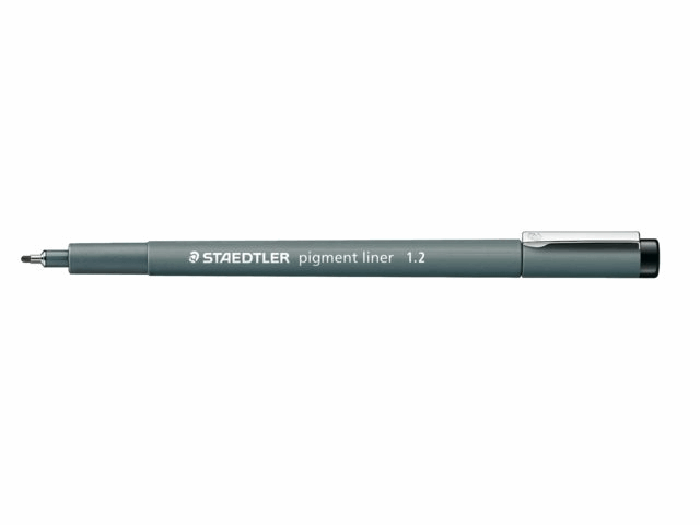 Fineliner Staedtler Pigment 308 zwart 1.2mm afbeelding