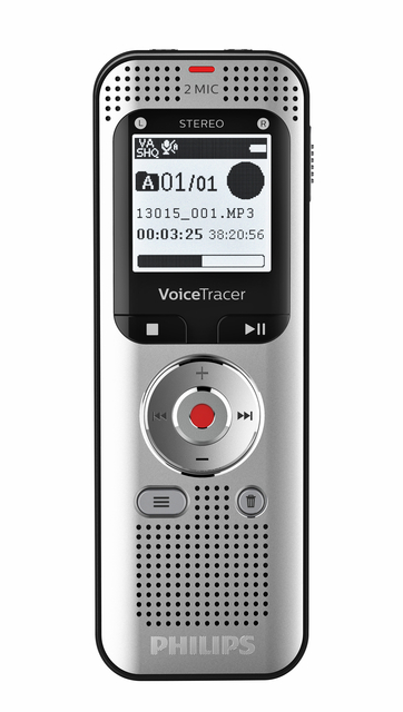 Digital voice recorder Philips DVT 2050 voor notities afbeelding