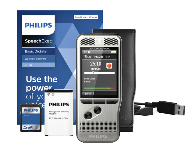 Dicteerapparaat Philips PocketMemo DPM6000 afbeelding