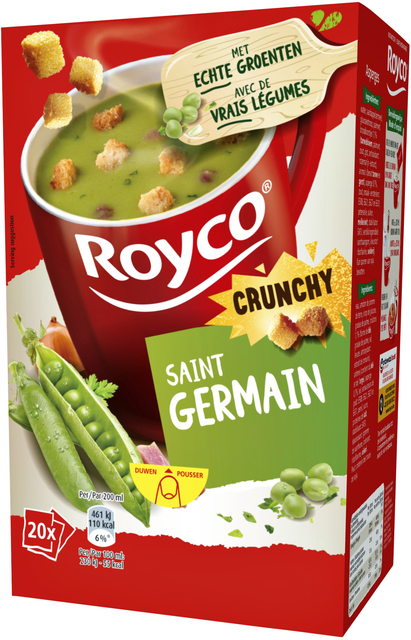 Soep Royco saint germain met croutons 20 zakjes afbeelding