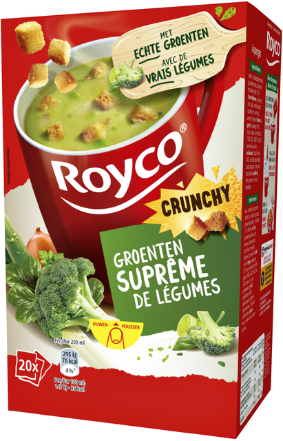 Soep Royco groenten surpreme met croutons 20 zakjes afbeelding