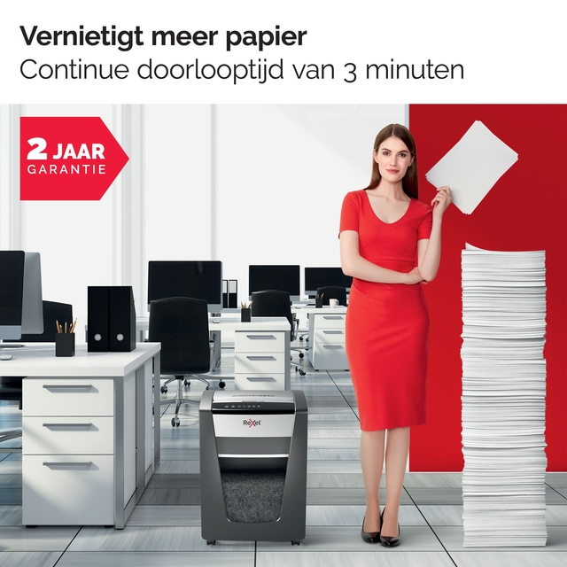 Papiervernietiger Rexel Momentum X308 snippers 5x42mm — Foto 2 van 2
