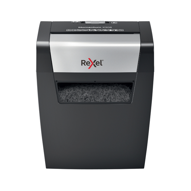 Papiervernietiger Rexel Momentum X308 snippers 5x42mm afbeelding