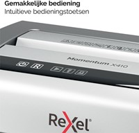 Papiervernietiger Rexel Momentum X410 snippers 4x28mm-9