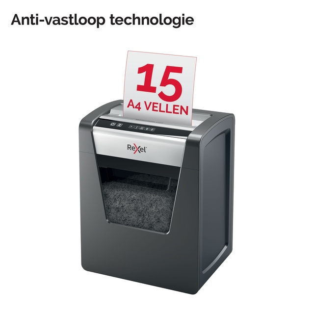 Papiervernietiger Rexel Momentum X415 snippers 4x40mm — Foto 2 van 2