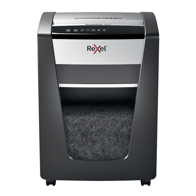 Papiervernietiger Rexel Momentum X420 snippers 4x40mm afbeelding
