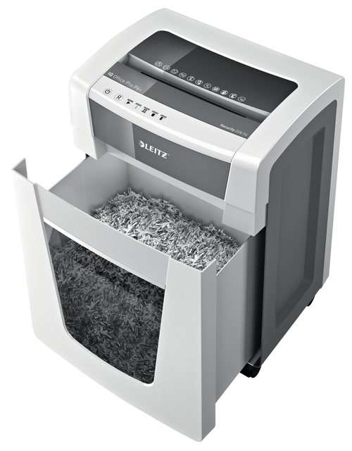 Papiervernietiger Leitz IQ Office Pro P6+ snippers 1x5mm — Foto 2 van 2