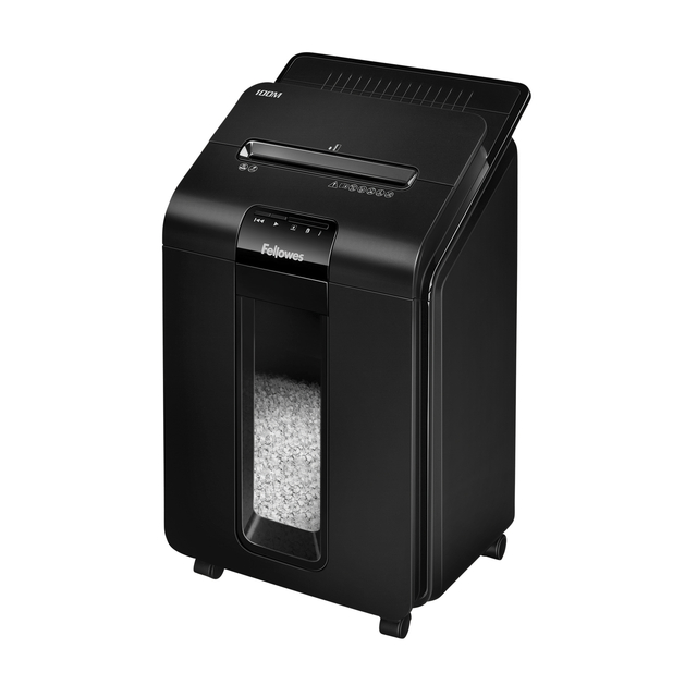 Papiervernietiger Fellowes Automax 100M snippers 4x10mm afbeelding