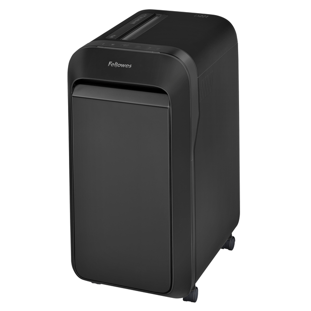 Papiervernietiger Fellowes Powershred LX221 snippers 2x12mm zwart afbeelding
