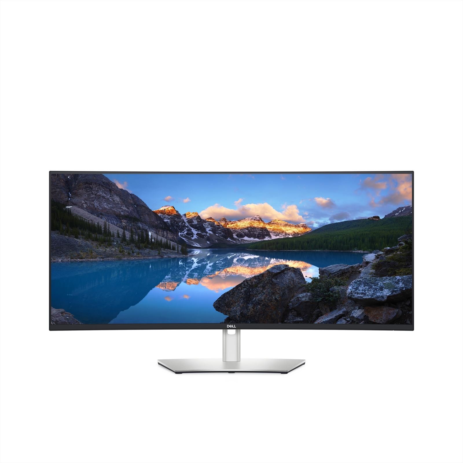 DELL UltraSharp U3824DW LED display 95,2 cm (37.5") 3840 x 1600 Pixels Wide Quad HD+ LCD Zwart, Zilver afbeelding