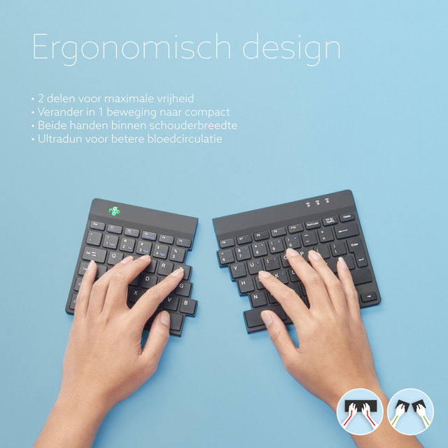 Toetsenbord R-Go Ergonomisch Split Break QWERTY — Foto 2 van 2