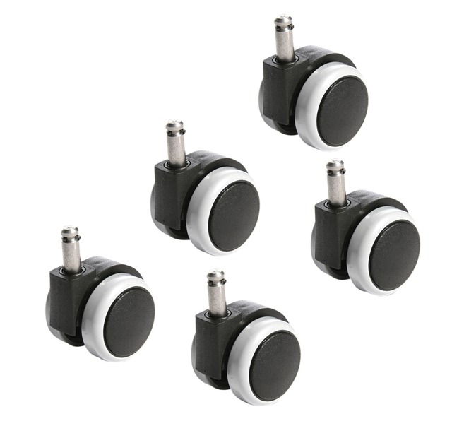 Bureaustoelwiel Topstar GAP tbv harde vloer 10mm 5 stuks — Foto 2 van 2