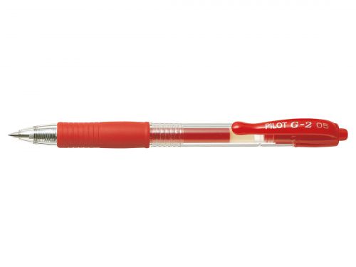 Gelschrijver PILOT G-2 fijn rood afbeelding