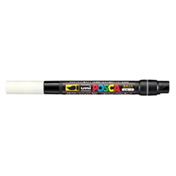 Brushverfstift Posca PCF350 1-10mm wit afbeelding