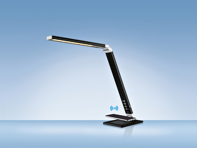 Bureaulamp Hansa ledlamp Magic plus zwart afbeelding