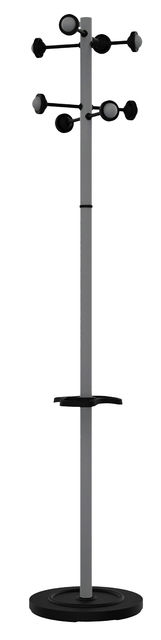 Kapstok Unilux Accueil staand metallic grijs afbeelding