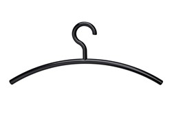 Kledinghanger MAUL acryl 460X190mm zwart 5 stuks