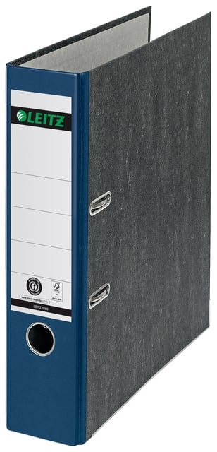 Ordner Leitz 1080 180° 80mm karton A4 blauw afbeelding