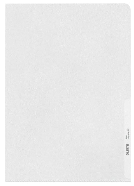 Insteekmap L-model Leitz Premium copy safe 0.17mm PP A4 transparant 100 stuks afbeelding