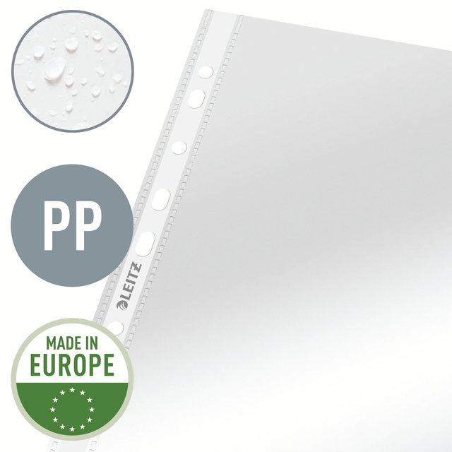 Showtas Leitz Premium standaard copy safe 0.08mm PP A4 transparant 100 stuks — Foto 2 van 2