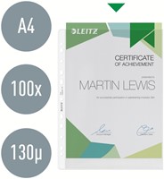 Showtas Leitz premium A4 0.13mm PP transparant-3