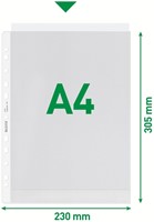 Showtas Leitz premium A4 0.13mm PP transparant-2
