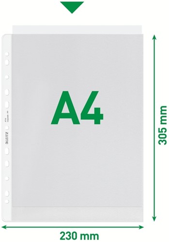 Showtas Leitz premium A4 0.13mm PP transparant-2
