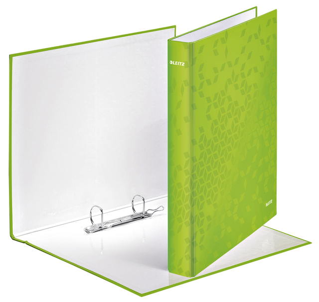 Ringband Leitz WOW A4 maxi 2-rings D-mechaniek 25mm groen afbeelding