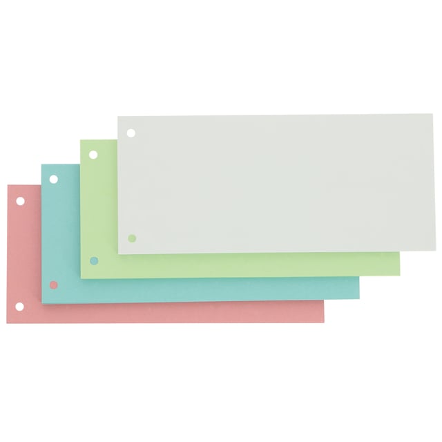 Scheidingsstrook Oxford smal 240x105mm 190gr assorti 100 stuks afbeelding