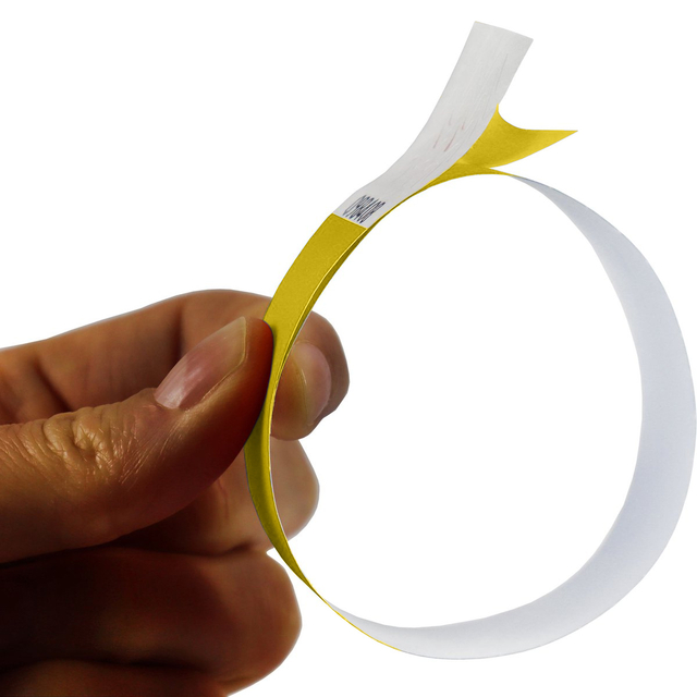 Polsband Combicraft Tyvek geel 100 stuks — Foto 2 van 2