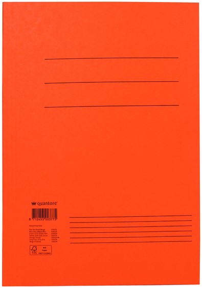 Dossiermap Quantore folio 300gr oranje - GK