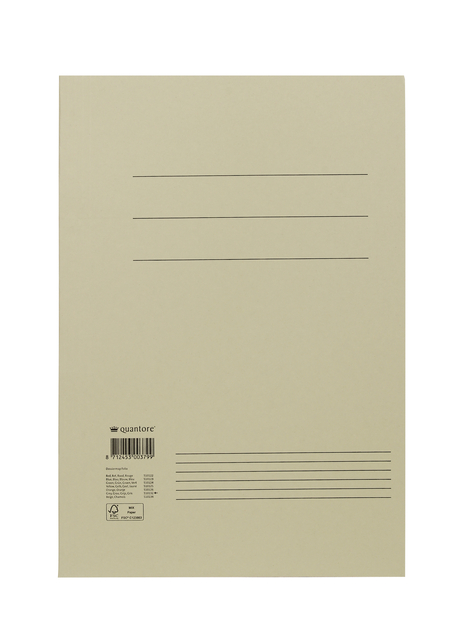 Dossiermap Quantore folio 300gr grijs afbeelding