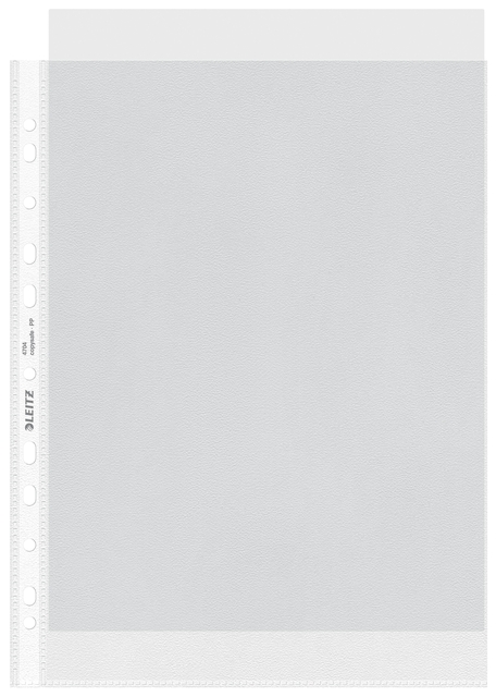 Showtas Leitz Premium 0.10mm PP A4 transparant 100 stuks afbeelding