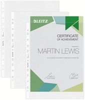 Showtas Leitz Premium 0.10mm PP A4 transparant 100 stuks-10