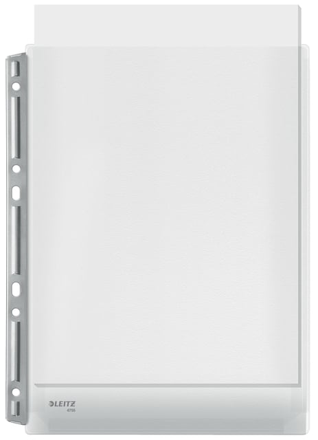 Harmonica showtas Leitz Premium 0.17mm metalen perforatiestrip copy safe A4 glashelder 3 stuks afbeelding