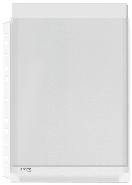 Showtas Leitz Premium copy safe 0.17mm PVC Expansievouw glashelder 10 stuks afbeelding