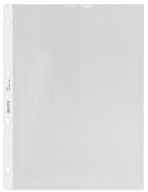 Showtas Leitz Premium copy safe 0.13mm 4-gaats PP A4 transparant 100 stuks afbeelding