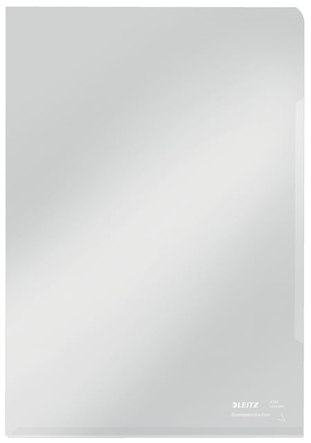 Insteekmap L-model Leitz Premium copy safe 0.15mm PVC A4 transparant 100 stuks afbeelding