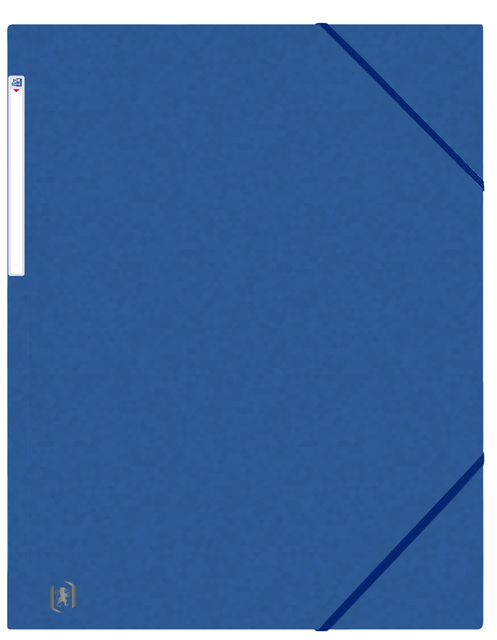 Elastomap Oxford Top File+ A3 3 kleppen 390gr blauw afbeelding